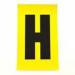 Letter H 1 Charactercard 230 X 140 mm Pack of 10 437867