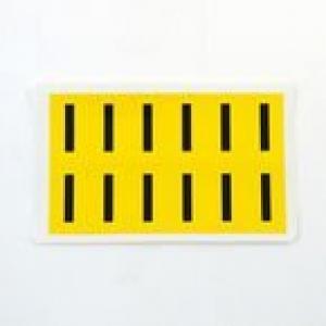 Letter I 12 CharactersCard, 38X21mm Pack Of 10 437869