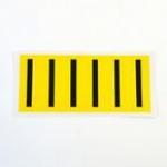 Letter I 6 Characterscard 90 X 38 mm Pack of 10 437871