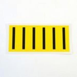 Letter I 6 CharactersCard  90X38mm Pack Of 10 437871