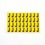 Letter J 36 Characterscard,19 X 14 mm Pack of 10 437874
