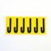 Letter J 6 Characterscard 90 X 38 mm Pack of 10 437877