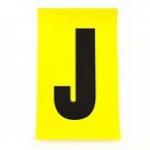 Letter J 1 Charactercard 230 X 140 mm Pack of 10 437879