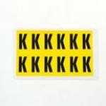Letter K 12 Characterscard,38 X 21 mm Pack of 10 437881