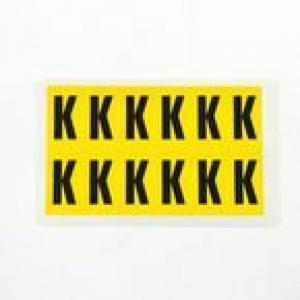 Letter K 12 CharactersCard, 38X21mm Pack Of 10 437881