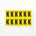 Letter K 12 Characterscard,38 X 21 mm Pack of 10 437881