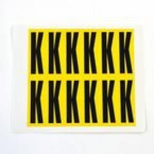 Letter K 12 CharactersCard, 56X21mm Pack Of 10 437882