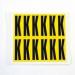 Letter K 12 Characterscard,56 X 21 mm Pack of 10 437882