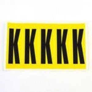 Letter K 5 CharactersCard 130X45mm Pack Of 10 437884