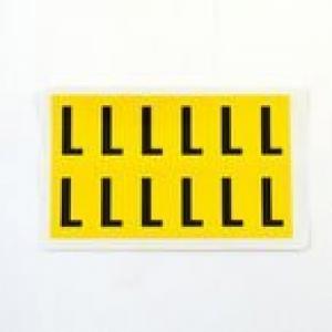 Letter L 12 CharactersCard, 38X21mm Pack Of 10 437887