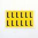 Letter l 12 Characterscard,38 X 21 mm Pack of 10 437887