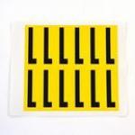 Letter l 12 Characterscard,56 X 21 mm Pack of 10 437888