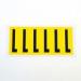 Letter l 6 Characterscard 90 X 38 mm Pack of 10 437889