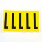 Letter l 5 Characterscard 130 X 45 mm Pack of 10 437890