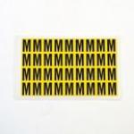 Letter m 36 Characterscard,19 X 14 mm Pack of 10 437892