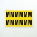 Letter m 12 Characterscard,38 X 21 mm Pack of 10 437893