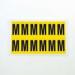 Letter m 12 Characterscard,38 X 21 mm Pack of 10 437893