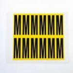 Letter m 12 Characterscard,56 X 21 mm Pack of 10 437894