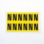 Letter N 12 Characterscard,38 X 21 mm Pack of 10 437899