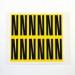 Letter N 12 Characterscard,56 X 21 mm Pack of 10 437900