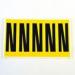 Letter N 5 Characterscard 130 X 45 mm Pack of 10 437902