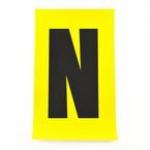 Letter N 1 Charactercard 230 X 140 mm Pack of 10 437903