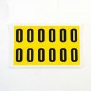 Letter O 12 CharactersCard, 38X21mm Pack Of 10 437905