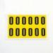 Letter O 12 Characterscard,38 X 21 mm Pack of 10 437905