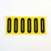 Letter O 6 Characterscard 90 X 38 mm Pack of 10 437907