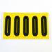 Letter O 5 Characterscard 130 X 45 mm Pack of 10 437908