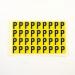 Letter P 36 Characterscard,19 X 14 mm Pack of 10 437910