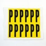 Letter P 12 Characterscard,56 X 21 mm Pack of 10 437912