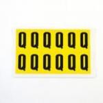 Letter Q 12 Characterscard,38 X 21 mm Pack of 10 437917