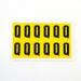 Letter Q 12 Characterscard,38 X 21 mm Pack of 10 437917
