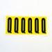 Letter Q 6 Characterscard 90 X 38 mm Pack of 10 437919