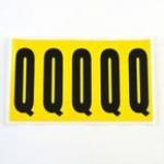 Letter Q 5 Characterscard 130 X 45 mm Pack of 10 437920