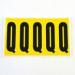 Letter Q 5 Characterscard 130 X 45 mm Pack of 10 437920