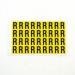 Letter R 36 Characterscard,19 X 14 mm Pack of 10 437922