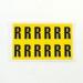 Letter R 12 Characterscard,38 X 21 mm Pack of 10 437923
