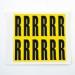 Letter R 12 Characterscard,56 X 21 mm Pack of 10 437924
