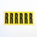 Letter R 6 Characterscard 90 X 38 mm Pack of 10 437925