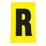 Letter R 1 Charactercard 230 X 140 mm Pack of 10 437927