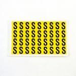 Letter S 36 Characterscard,19 X 14 mm Pack of 10 437928