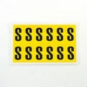 Letter S 12 CharactersCard, 38X21mm Pack Of 10 437929