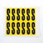 Letter S 12 Characterscard,56 X 21 mm Pack of 10 437930
