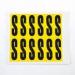 Letter S 12 Characterscard,56 X 21 mm Pack of 10 437930