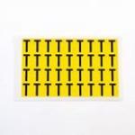 Letter T 36 Characterscard,19 X 14 mm Pack of 10 437934