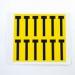 Letter T 12 Characterscard,56 X 21 mm Pack of 10 437936