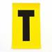 Letter T 1 Charactercard 230 X 140 mm Pack of 10 437939