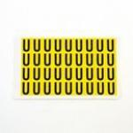 Letter U 36 Characterscard,19 X 14 mm Pack of 10 437940